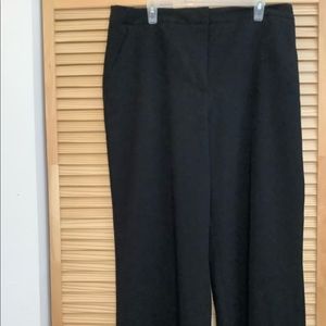 NWOT Worthington Wide Leg Trousers - Black Sz 18